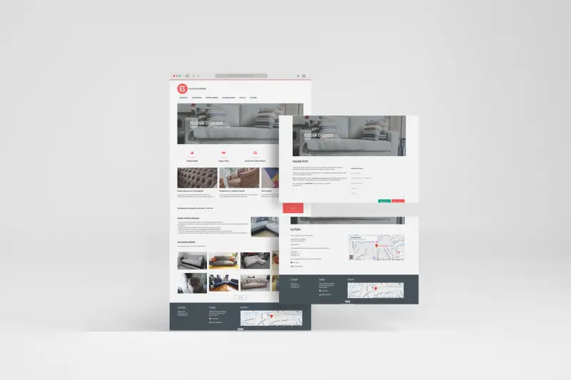The PHP web site project for chair upholstery has been completed.
