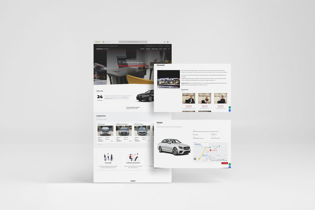 Başiskele Otomotiv Website Project Completed in Kocaeli
