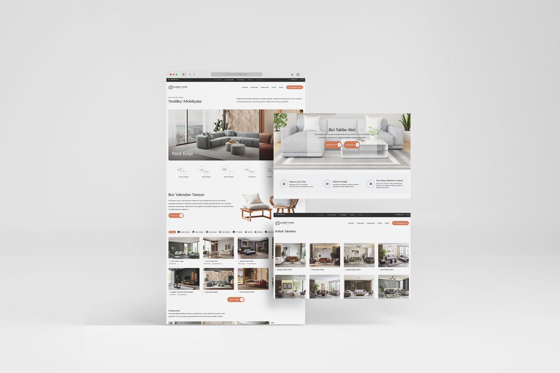ClassyHome Mobilya Web Tasarım, Sosyal Medya ve Video Çekimi