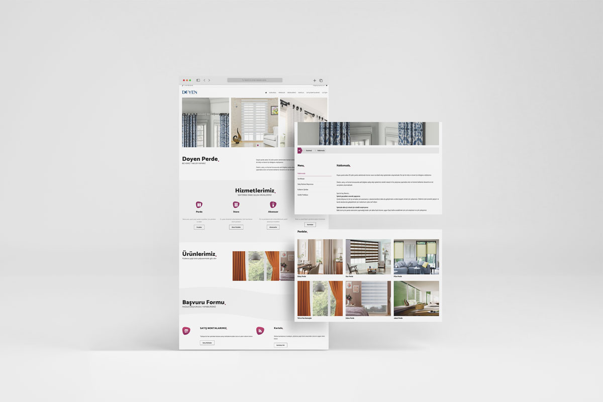 Doyen Perde A.Ş.'s New Website is Live in Antalya!