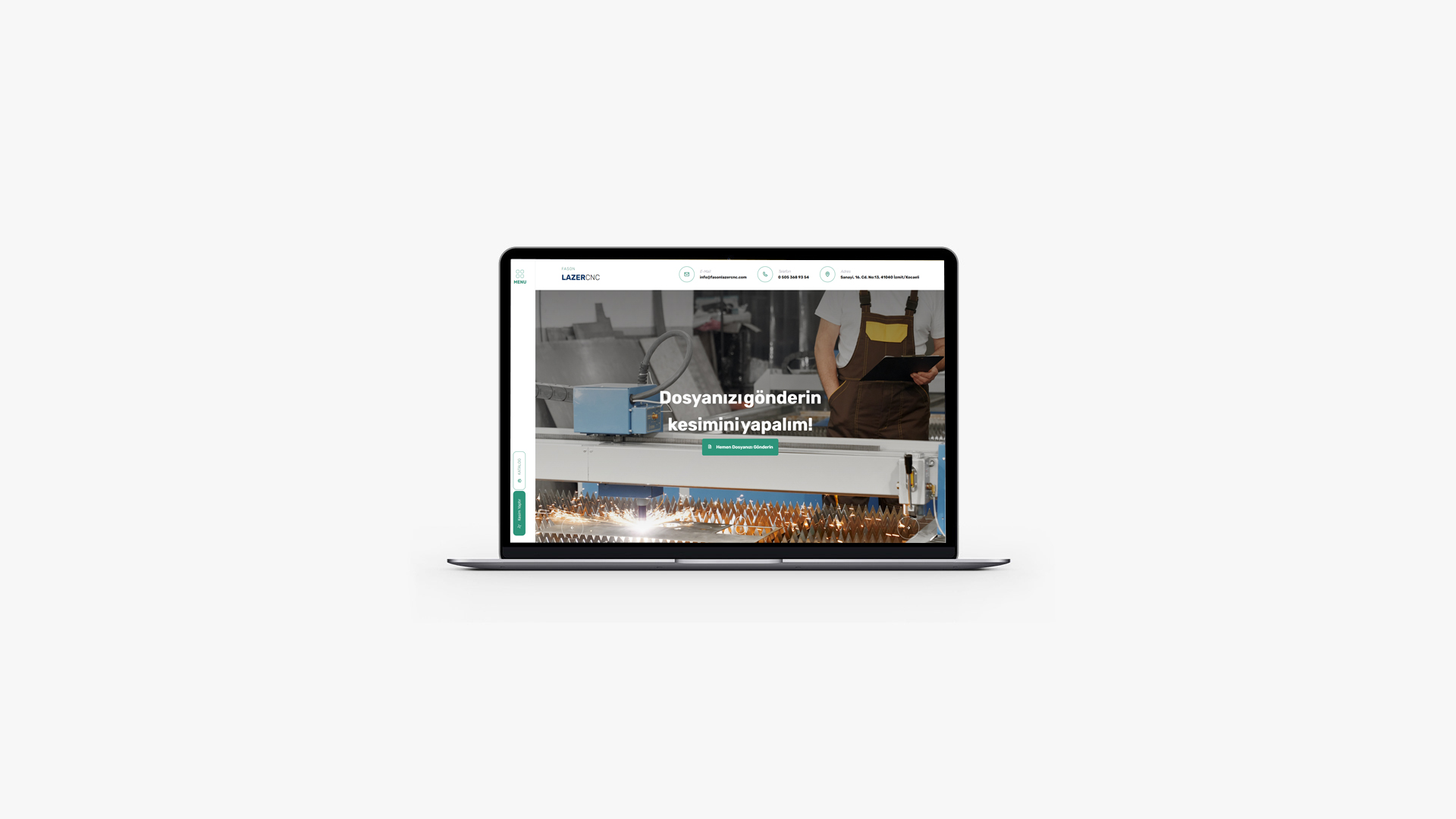 Creative and Functional Website Designs for Fason Lazer CNC
