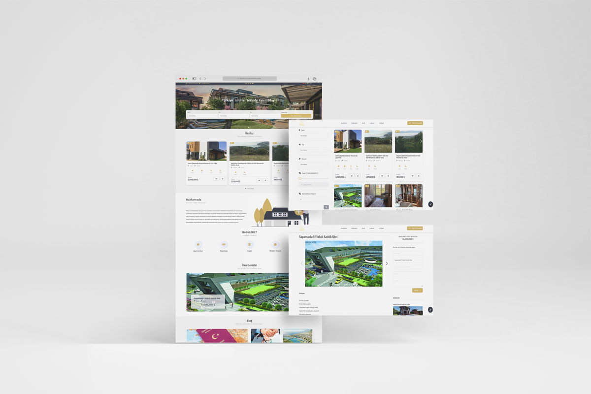 The Sakarya Meral Real Estate Global Website Has Been Completed