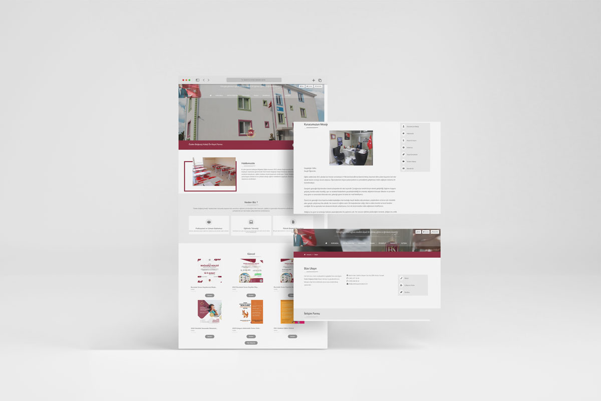 Özel Özden Boğaziçi Koleji Website Revamped – Gölcük