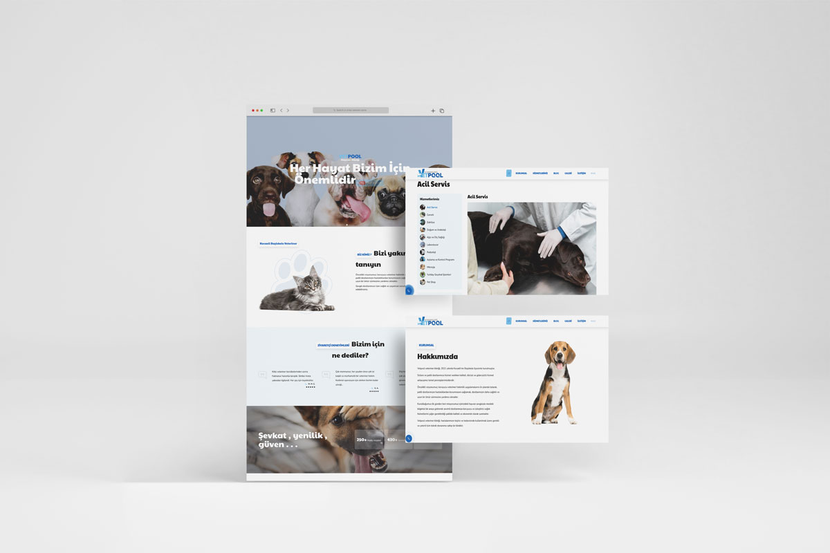Vetpool Veterinary Clinic Website Launched in Başiskele