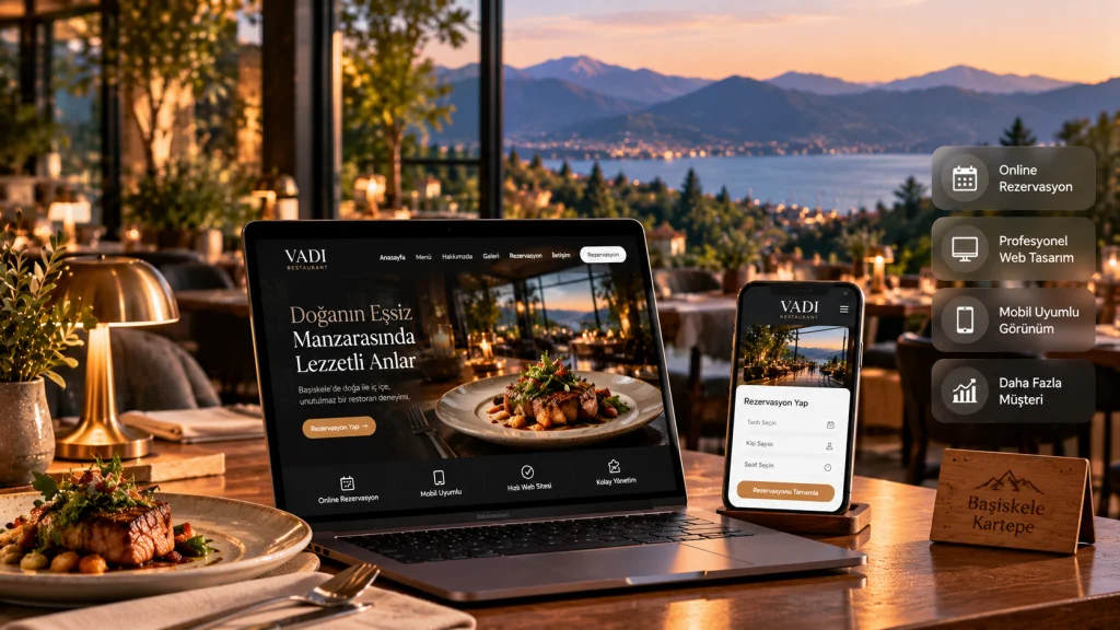 Başiskele ve Kartepe’deki Restoranlar İçin Web Tasarım ve Online Rezervasyon Çözümleri