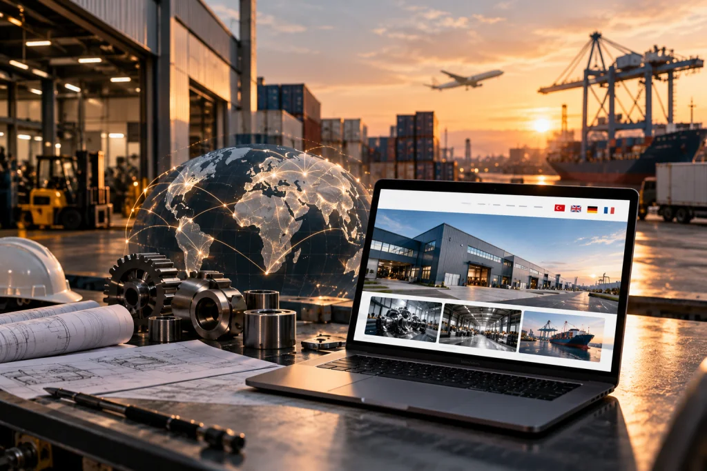 Gebze ve Dilovası’ndaki Sanayi Firmaları İçin İhracat Odaklı Çok Dilli Web Sitesi